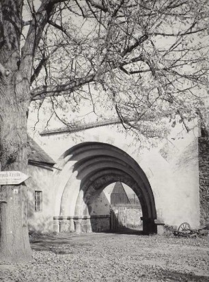 Altzella, Romanisches Eingangstor