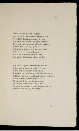 Stern der dies jahr mir regiere