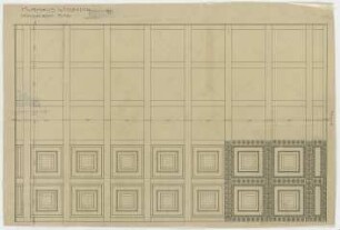 Thiersch, Friedrich von; Wiesbaden; Kurhaus - Weinsaal (Deckenabwicklung)
