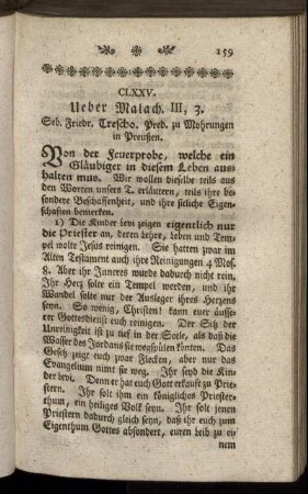 CLXXV. Ueber Malach.III, 3.