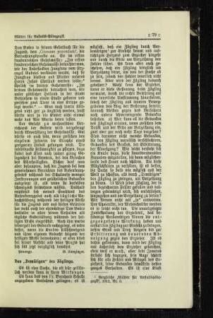 [Meinungsaustausch] : das "Demütigen" des Zöglings