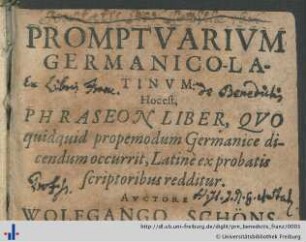 [Provenienz]: Benedictis, Franz de