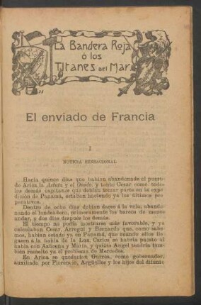 I - Noticia sensacional
