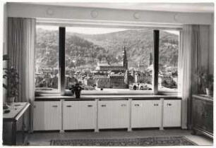 Wohnhaus Dr. R., Heidelberg: Blick aus dem Fenster des Esszimmers