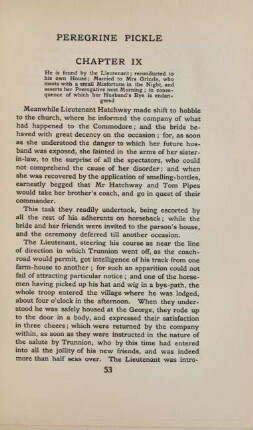 Chapter IX. He is found by the Lieutenant ; reconducted to his own house ; ...