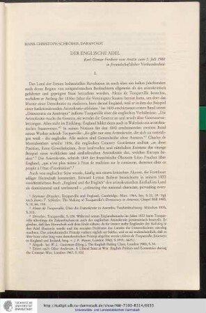 Hans-Christoph Schröder: Der englishe Adel