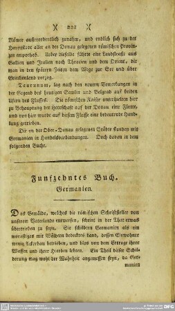 Fünfzehntes Buch. Germanien