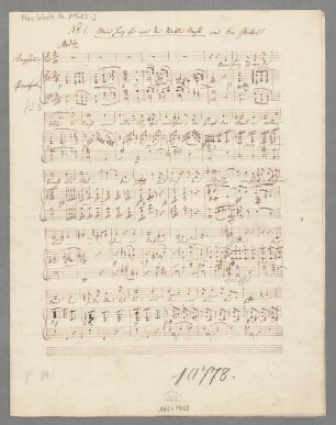 3 Lieder; V, pf; op. 32 - BSB Mus.Schott.Ha 11513-2