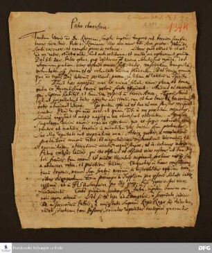 Brief von Johann Daniel Herrnschmidt an [Unbekannt].