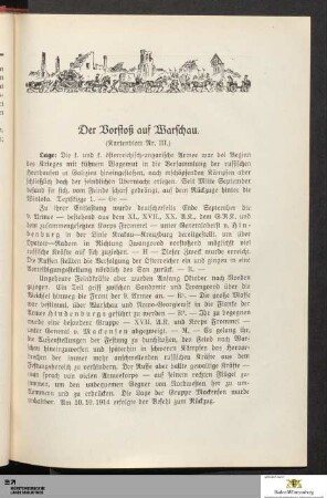 Der Vorstoß auf Warschau
