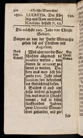 490-498, Die naechste 500. Jahr vor Christi Geburt; ...