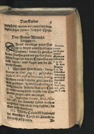 II. Von Gottes Allmacht.