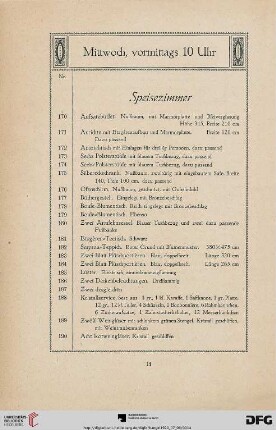 Mittwoch, vormittags 10 Uhr (Nr. 170-329)