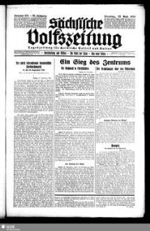 Sächsische Volkszeitung : für christliche Politik und Kultur