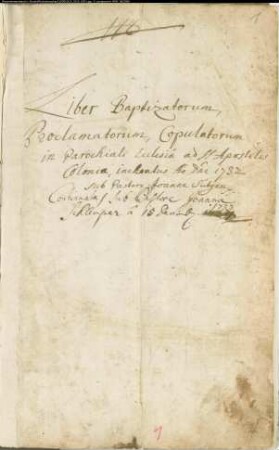(Gemeinde: St. Aposteln, römisch-katholisch)