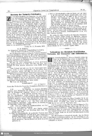 Verbandstag des Rheinisch-Wetfälischen Verbandes der Uhrmacher und Goldschmiede III.