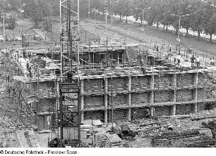 Opernhaus. Rohbau der Probebühne