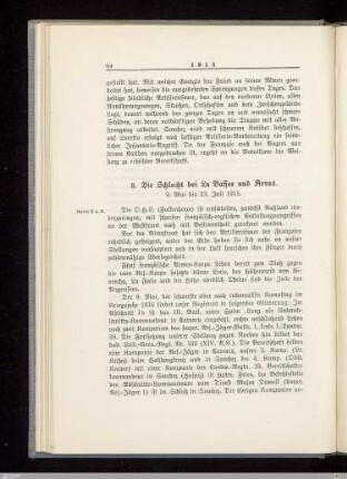 Die Schlacht bei La Bassée und Arras