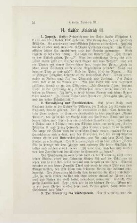 14. Kaiser Friedrich III.