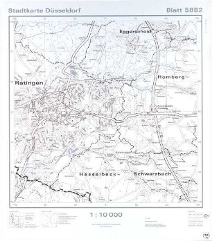 Stadtkarte Düsseldorf, Blatt 5882