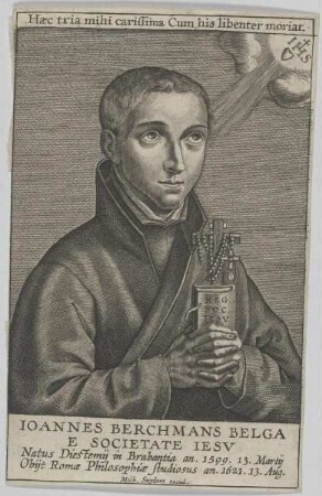 Bildnis des Ioannes Berchmans