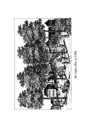 Die Linden-Allee im J. 1691