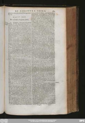 Caput NXIV. De versionibus Scripturae Sacrae.