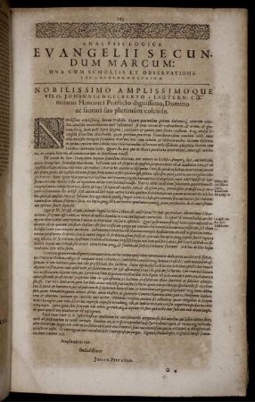 Analysis Logica Evangelii Secundum Marcum
