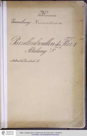 No. 8 Gemarkung Heusenstamm, Flur I, Abteilung FI