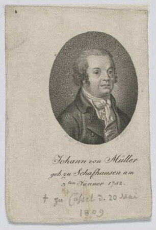 Bildnis des Johann von Müller