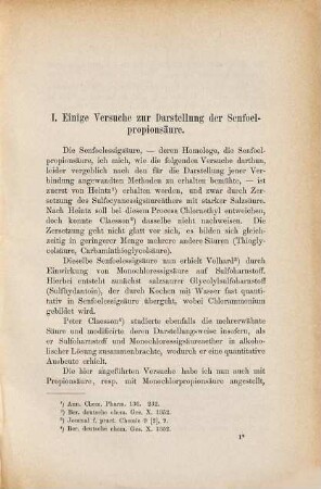 Über einige Derivate der Propionsaeure : Inaug. Diss. d. Univ. Jena