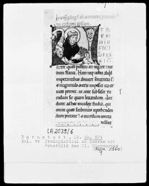 Biblia Sacra omissis psalterio et libris prophetarum — Biblia Sacra omissio psalterio et libris prophetarum (Bd. 3) — Hieronymus, Folio 1verso
