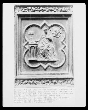 Nordtür — Kirchenväter und Evangelisten — Heiliger Markus