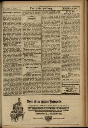Zweite Ausgabe vom Dienstag, den 02. Dezember 1924.