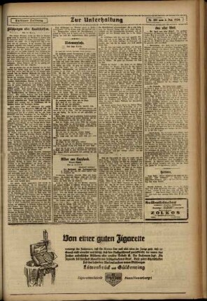 Zweite Ausgabe vom Dienstag, den 02. Dezember 1924.