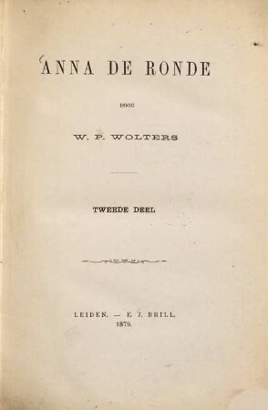 Anna de Ronde, 2