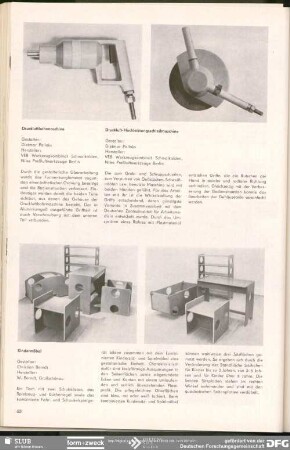 Druckluftbohrmaschine : Informationen Neue Erzeugnisse
