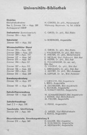 Universitäts-Bibliothek