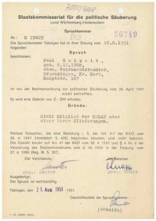 Gutzeit, Paul