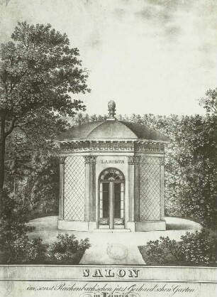 Salon im Reichenbachschen Garten (später Gerhardscher Garten)