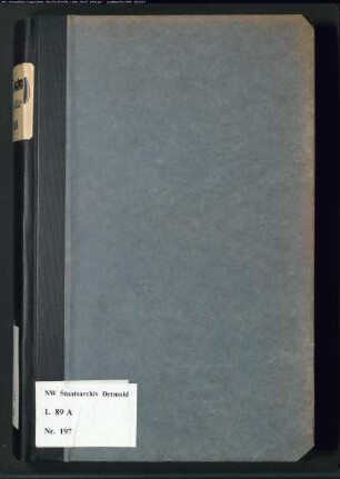 Gogerichtsregister Vogtei Langenholzhausen