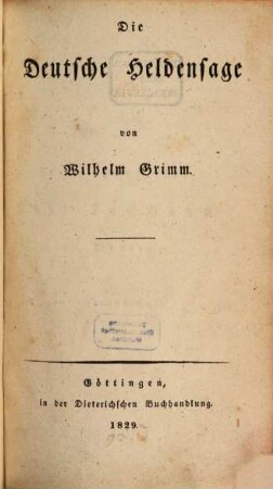 Die deutsche Heldensage