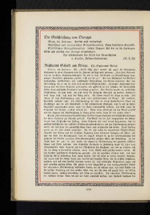 Rußlands Schuld am Kriege.