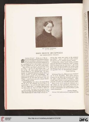 Drei Briefe Spitzwegs an Friedrich Pecht