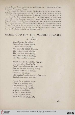 7: Thank God for the middle classes