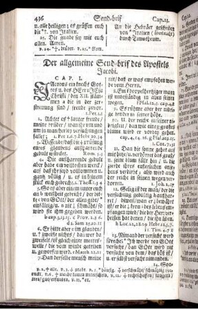 Der allgemeine Send-Brif des Apostels Jacobi