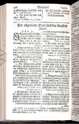 Der allgemeine Send-Brif des Apostels Jacobi