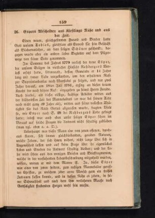 26.Espers Abscheiden aus Keßlings Nähe und aus der Zeit