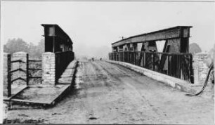 Behelfsbrücke, Fachwerkträger, Schmedehausener Brücke