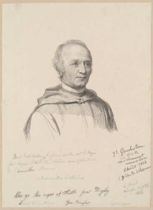Bildnis Gourbeillon, Eugène (1814-1895), Theologe, Bildhauer